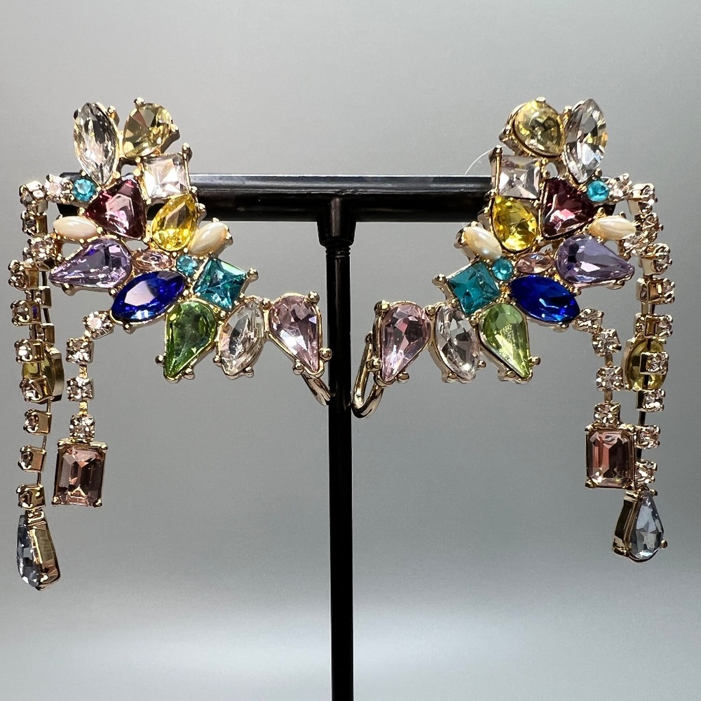 Multi-colored Stone Earrings